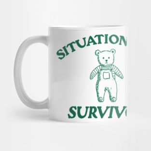 Situationship Survivor Shirt,  Y2K Iconic Funny It Girl Meme Mug